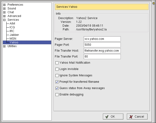 Module Preferences