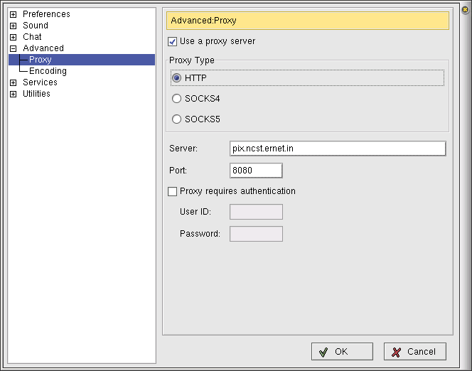 Setting up a Proxy